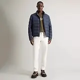 Thumbnail 3 of Woolrich Men's Lightweight Microfibre Down Jacket - Melton Blue