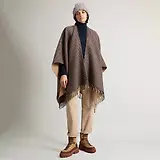 Thumbnail 2 of Woolrich Women's Wool-Blend Double-Face Cape - Beige