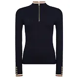 Thumbnail 1 of Holland Cooper Women's Zoe Quarter Zip Knit - Ink Navy