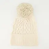 Thumbnail 3 of Parajumpers Aran Pom Pom Hat - Moonbeam