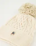 Thumbnail 4 of Parajumpers Aran Pom Pom Hat - Moonbeam