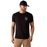 Thumbnail 2 of Ariat Men's Ariat Stripe Patriotic Badge T-Shirt - Black