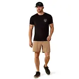 Thumbnail 3 of Ariat Men's Ariat Stripe Patriotic Badge T-Shirt - Black
