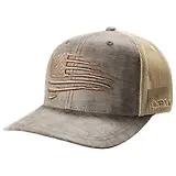 Thumbnail 1 of Ariat Men's Patriot Flag Trucker Cap - Brown