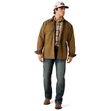 Thumbnail 2 of Ariat Men's Retro Canvas Shirt Jacket - Kangaroo