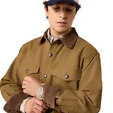 Thumbnail 5 of Ariat Men's Retro Canvas Shirt Jacket - Kangaroo
