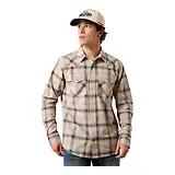 Thumbnail 1 of Ariat Men's Retro Hudde Fitted Western Snap Shirt - Peyote Plaid