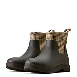 Thumbnail 2 of Ariat Women's Kelmarsh Shortie Rubber Boots - Chocolate/ Tan Twill