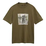 Thumbnail 1 of Barbour International Men's SMQ Brandon Tee - Mid Olive