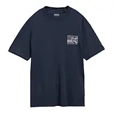Thumbnail 6 of Barbour International Men's Steve McQueen Grange Tee - Navy