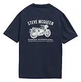 Thumbnail 7 of Barbour International Men's Steve McQueen Grange Tee - Navy
