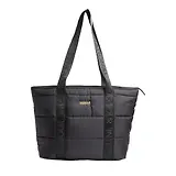 Thumbnail 1 of Barbour International Women's Monaco Baffle Quilted Tote Bag - Black
