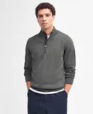Thumbnail 2 of Barbour Men's Cotton Quarter-Zip Jumper - Olive Marl