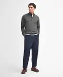 Thumbnail 3 of Barbour Men's Cotton Quarter-Zip Jumper - Olive Marl