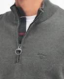 Thumbnail 4 of Barbour Men's Cotton Quarter-Zip Jumper - Olive Marl