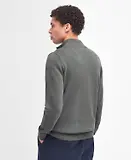 Thumbnail 5 of Barbour Men's Cotton Quarter-Zip Jumper - Olive Marl
