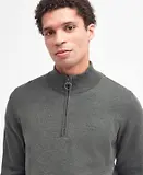 Thumbnail 6 of Barbour Men's Cotton Quarter-Zip Jumper - Olive Marl