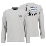 Thumbnail 1 of Barbour Men's Pointer Long Sleeve Graphic T-Shirt - Grey Marl