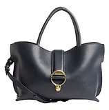Thumbnail 7 of Barbour Women's Alder Mini Leather Tote Bag - Navy