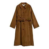 Thumbnail 1 of Barbour Women's Antonella Cord Trench Coat - Tan / Birchwood Dress