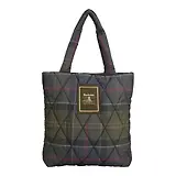 Thumbnail 1 of Barbour Women's Tartan Arlene Quilted Tote Bag - Shadow Classic Tartan