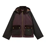 Thumbnail 1 of Barbour Women's Carville Waxed Jacket - Rustic / Bordeaux / Muted