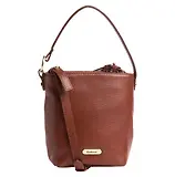 Thumbnail 1 of Barbour Women's Cedar Mini Leather Bucket Bag - Brown