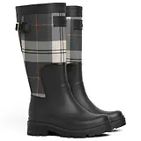 Thumbnail 1 of Barbour Women's Dena Tall Wellington Boots - Black/Ancient Tartan