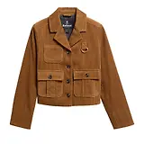 Thumbnail 1 of Barbour Women's Emmy Cord Jacket - Tan / Shadow Classic