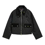Thumbnail 1 of Barbour Women's Icon Quilted Spey Waxed Jacket - Black / Classic