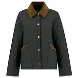 Thumbnail 1 of Barbour Women's Icons Cropped Liddesdale Quilted Jacket - Sage/Ancient