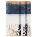 Thumbnail 1 of Barbour Women's Isla Tartan Boucle Scarf - Hessian Tartan