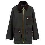 Thumbnail 1 of Barbour Women's Luella Wax Jacket - Fern/Ancient Tartan