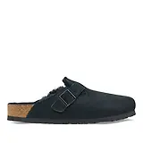 Thumbnail 4 of Birkenstock Boston Shearling Suede Leather Regular Clogs - Black