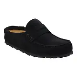 Thumbnail 1 of Birkenstock Naples Wrapped Suede Leather Regular Clogs - Black