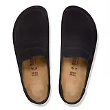 Thumbnail 4 of Birkenstock Naples Wrapped Suede Leather Regular Clogs - Black