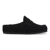 Thumbnail 5 of Birkenstock Naples Wrapped Suede Leather Regular Clogs - Black
