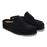 Thumbnail 6 of Birkenstock Naples Wrapped Suede Leather Regular Clogs - Black
