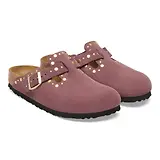 Thumbnail 6 of Birkenstock Women's Boston Rivets Suede Leather Narrow Clogs - Pepper