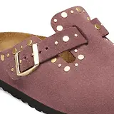 Thumbnail 7 of Birkenstock Women's Boston Rivets Suede Leather Narrow Clogs - Pepper