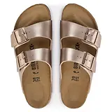 Thumbnail 2 of Birkenstock Women's Arizona Birko-Flor Narrow Sandals - Copper