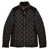Thumbnail 1 of Joules Women's Braemar Luxe Showerproof Diamond Quilted Coat - Black