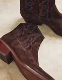 Thumbnail 4 of Penelope Chilvers Women's Cassidy Suede Embroidered Boots - Bitter Chocolate