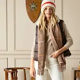 Thumbnail 2 of Joules Women's Langtree Scarf - Tan Brown