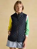 Thumbnail 12 of Joules Women's Minx Showerproof Diamond Quilted Gilet - Navy Blue