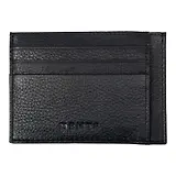 Thumbnail 1 of Dents Men's Cherwell Pebble Grain Leather Card Holder With RFID Blocking - Black/Bordeaux