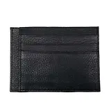 Thumbnail 2 of Dents Men's Cherwell Pebble Grain Leather Card Holder With RFID Blocking - Black/Bordeaux