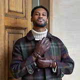 Thumbnail 2 of Dents Men's Tetbury Handsewn Three-Point Wool and Cashmere Blend-Lined Leather Gloves - Chestnut
