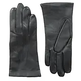 Thumbnail 4 of Dents Women's Emma Three-Point Lined Leather Gloves - Black
