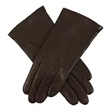 Thumbnail 1 of Dents Women's Emma Three-Point Lined Leather Gloves - Mocca
